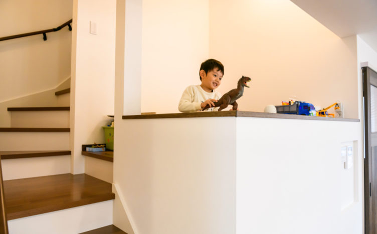 奈良県奈良市/31坪2階建×スキップフロアが楽しい家