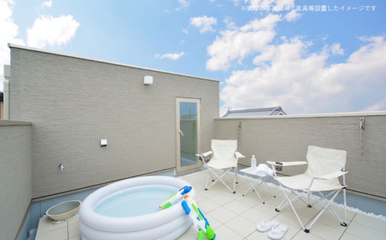 大阪府藤井寺市/31坪2階建×屋上庭園のある家